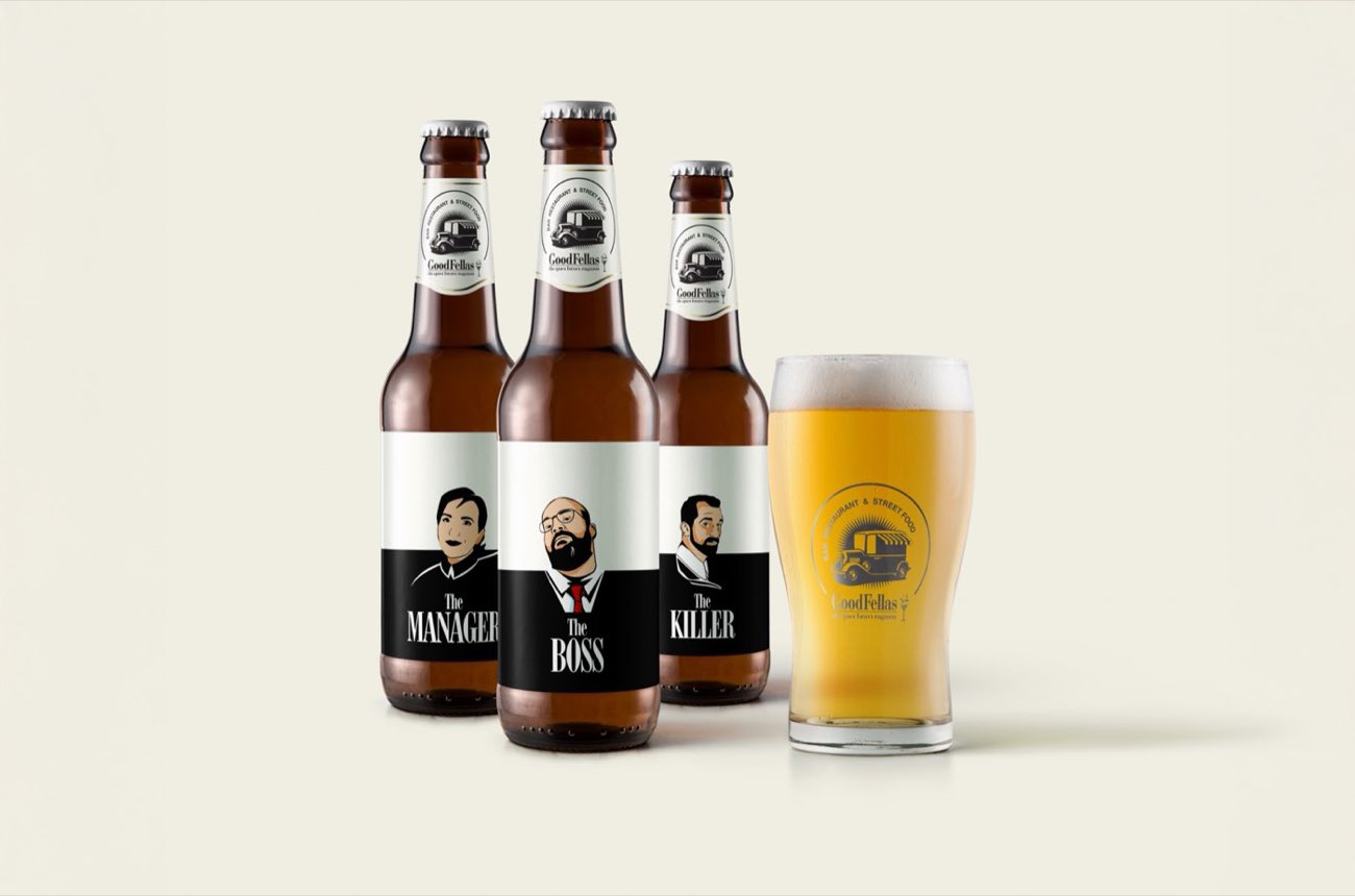 Etichette per bottiglie di birra progettate da Miketing